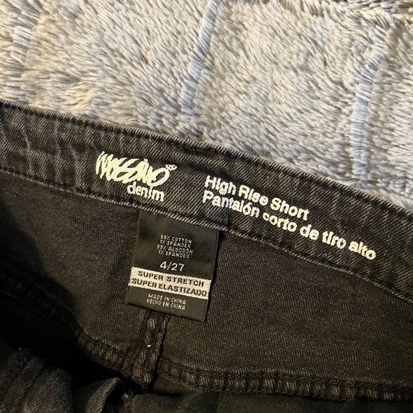 Target Distressed High Rise Jean Shorts - Picture 4 of 4